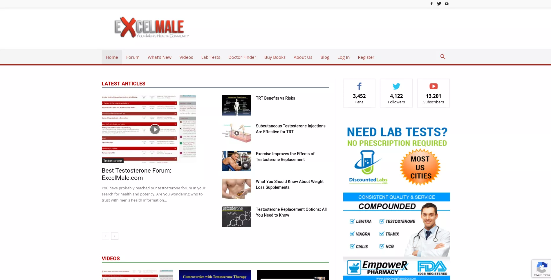 Excelmale Homepage