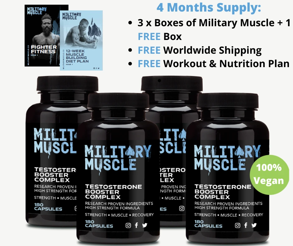 4 Bottles Of Military Muscle