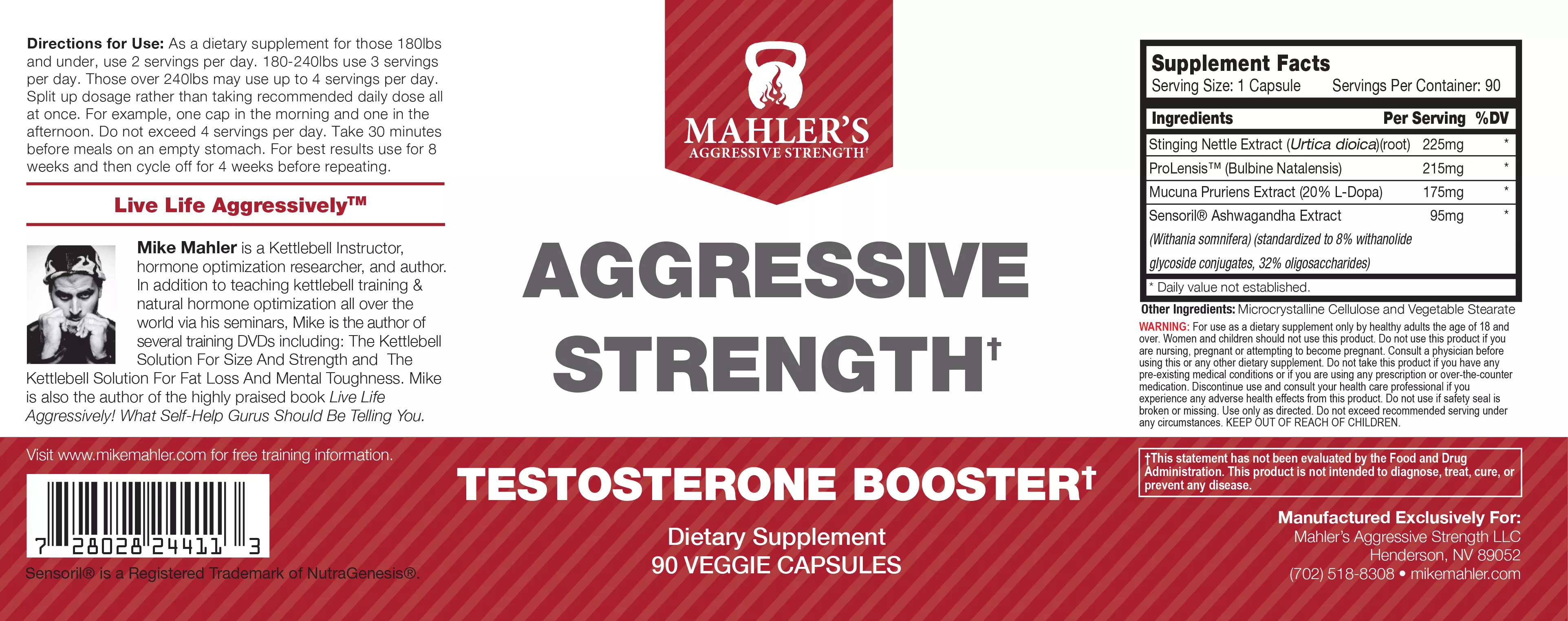 Mike Mahler's Aggressive Strength Label