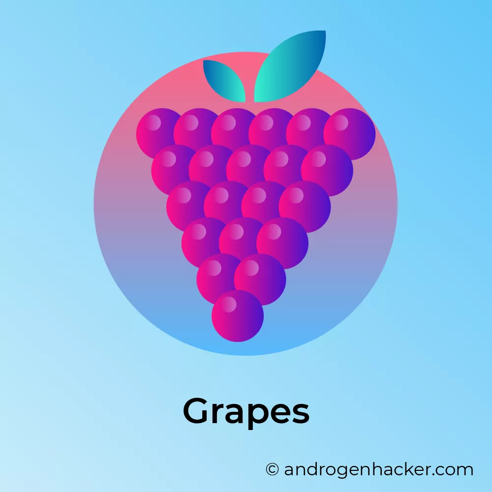 Grapes testoterone boosting food