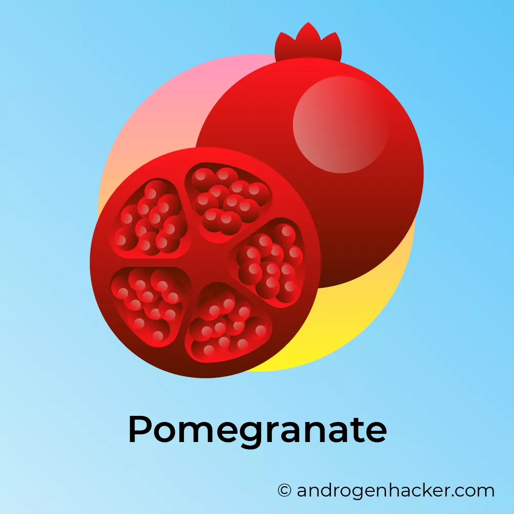 Pomegranate testoterone boosting food