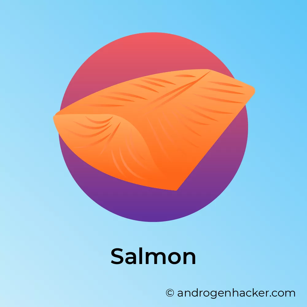 Salmon testoterone boosting food